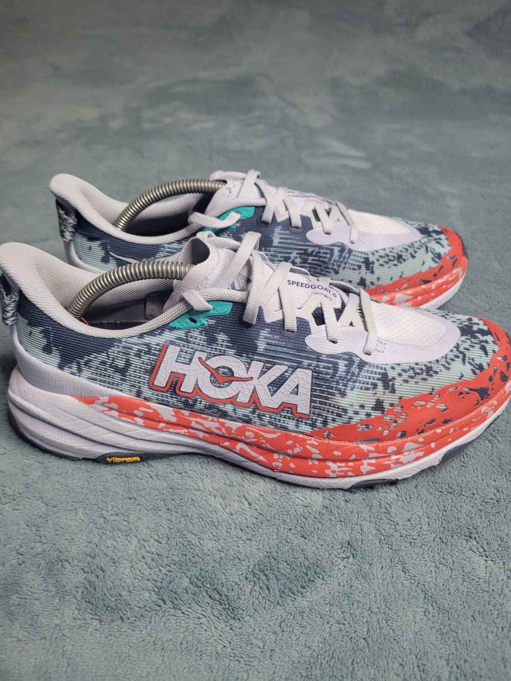 HOKA One One Speedgoat 6 Gull/ Stormy Skies Colorway